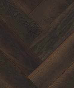 herringbone scorched oak wide