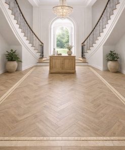 rafiki oak herringbone roomset